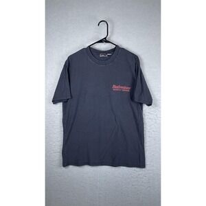 Budweiser Shirt Mens Medium Gray Eagle King Of Beers Graphic Tee T-Shirt